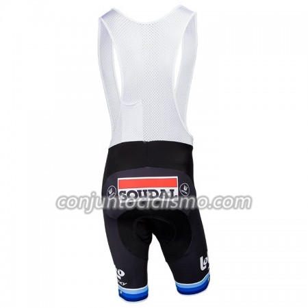 Culotte corto con tirantes 2018 Lotto Soudal Campeonato de Europa